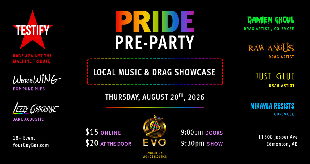 Next Shows - August 20th, 2026